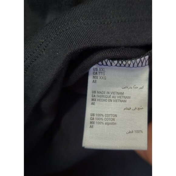 Karen Scott Womens Blouse Black Size XXL 100% Cotton 3/4 Sleeve Pullover Grommet - Picture 7 of 12